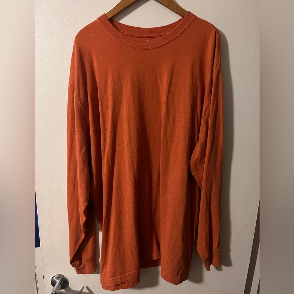 Carhartt orange long sleeve shirt Size XXL